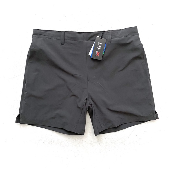 RLX Ralph Lauren Nwt Golf Compression Lined Gray Drawstring 7" Inseam Shorts XL
